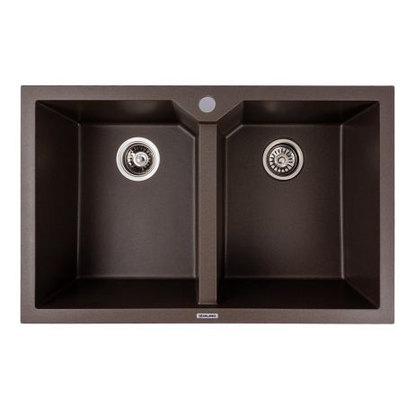 Мийка гранітна темна скеля VALESO 7950 VIATRIX (дві чаші, матова) Мийка гранітна темна скеля VALESO 7950 VIATRIX (дві чаші, матова)