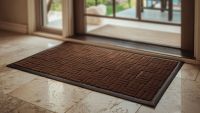 Коврик входной с бортом 80x120 см, модель 2151/10, коричневый