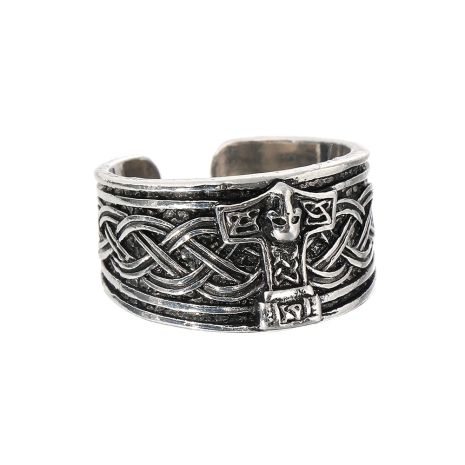 Чоловіче кільце молот тора Мйольнір із скандинавськими рунами вікінгів перстень амулет Чоловіче кільце молот тора Мйольнір із скандинавськими рунами вікінгів перстень амулет