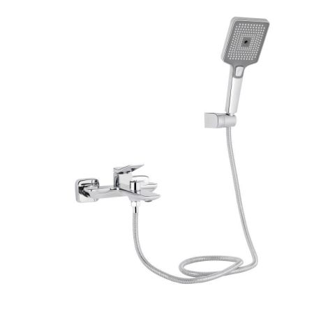 Смеситель для ванны Qtap Presto (c душевым гарнитуром) QTPRE259CRM45574 Chrome