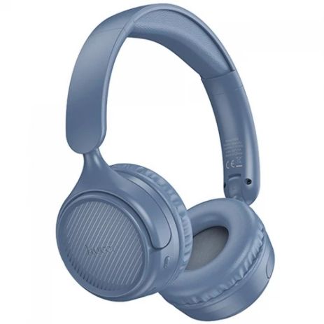 Бездротові навушники HOCO Wave BT headphones W66 IPX4, BT5.4, AUX, 300mAh, 32h, blue