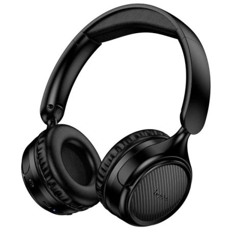 Бездротові навушники HOCO Wave BT headphones W66 IPX4, BT5.4, AUX, 300mAh, 32h, black