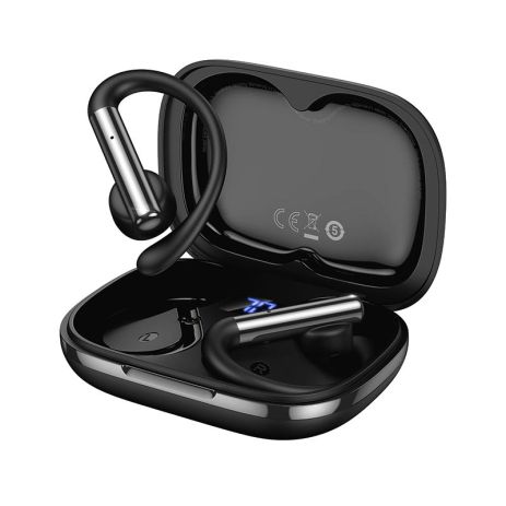 Бездротові навушники HOCO EW206 Mist true wireless BT headset, BT6.0, 40/400mAh, 4h, black