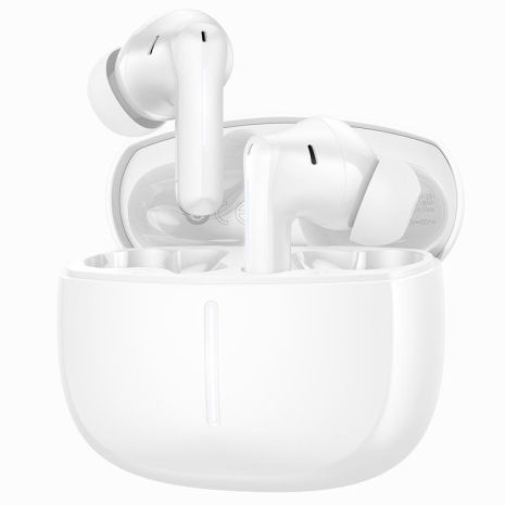 Бездротові навушники HOCO Rima true wireless ANC BT headset EQ34 Plus (App) BT5.4, 40/300mAh, 7h, white Бездротові навушники HOCO Rima true wireless ANC BT headset EQ34 Plus (App) BT5.4, 40/300mAh, 7h, white
