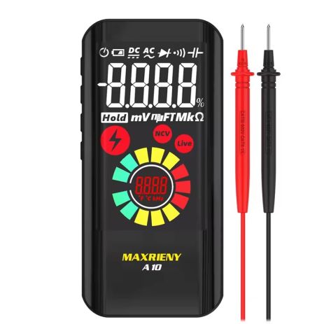 Мультиметр цифровий розумний автоматичний нового покоління MAXRIENY A10 з великим 3,2" дюймовим LCD екраном