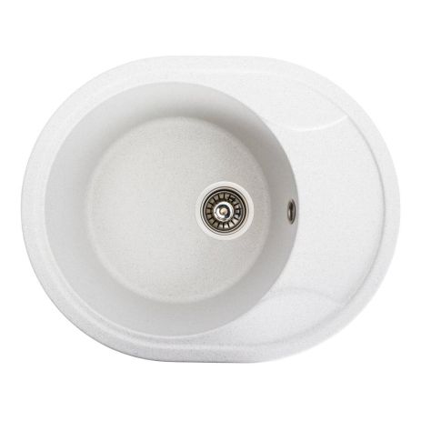 Гранітна кухонна мийка VALESO ONYX 5847 (Біла в крапку) Гранітна кухонна мийка VALESO ONYX 5847 (Біла в крапку)