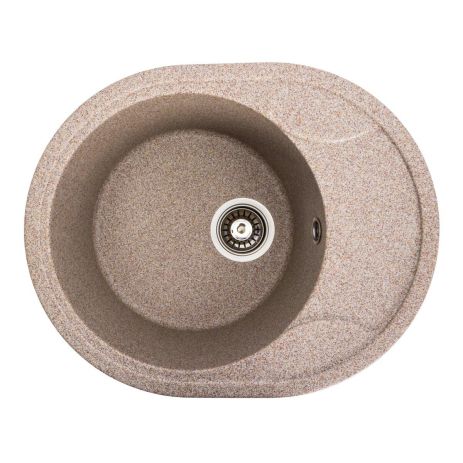 Кухонна гранітна мийка VALESO ONYX 5847 матова Карамель Кухонна гранітна мийка VALESO ONYX 5847 матова Карамель