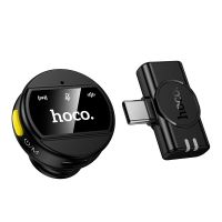 Бездротова петлична мікрофонна система HOCO L21 Type-C Charm (2.4G, 10-15 м, до 6 год роботи), чорна