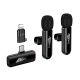 Мікрофон HOCO Type-C/Lightning Fair wireless microphone L20A, 2.4G, 5-15m, 60mAh, 3-4h, black Мікрофон HOCO Type-C/Lightning Fair wireless microphone L20A, 2.4G, 5-15m, 60mAh, 3-4h, black