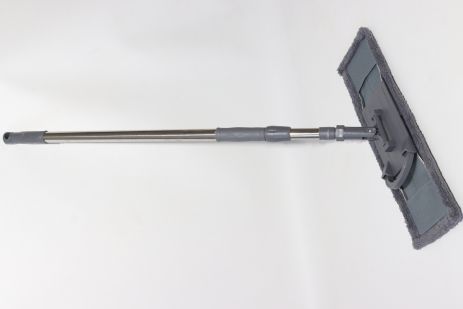 Швабра для підлоги "Педаль" з мікрофіброю 503/grey