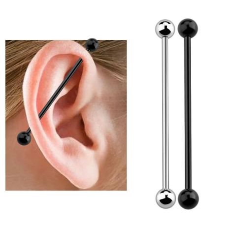 Сережки булавка шпилька у вигляді штанги шпильки на хрящ