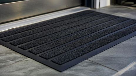 Килимок вхідний 45*75 см з гумовими смугами Грасс 2803/grey Килимок вхідний 45*75 см з гумовими смугами Грасс 2803/grey