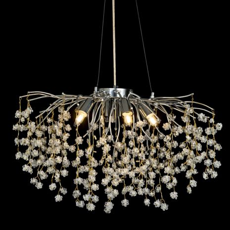Классическая хрустальная люстра Sirius WM-7020/800 хром