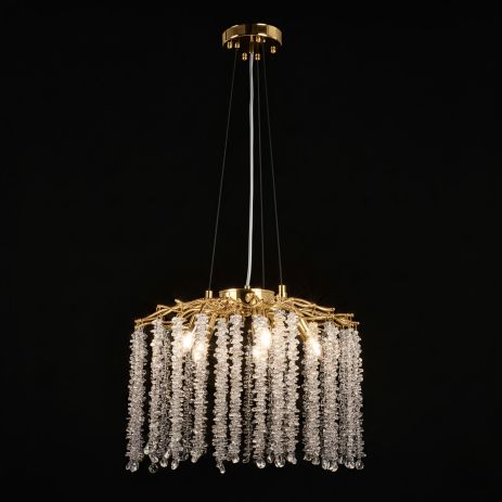 Підвісна люстра WM-7003 400-G9*5-38 GD