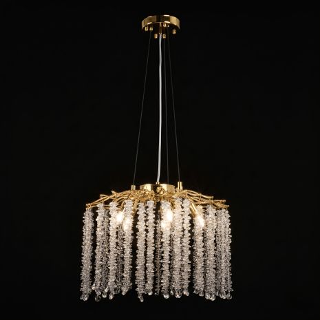 Підвісна люстра WM-7003 400-G9*5-38 GD