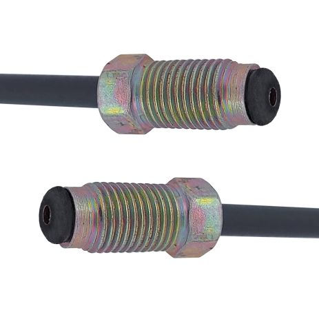 Трубка гальмівна сталева з покр. PVF (L=2550мм; D=4, 75мм) з након. 109/109, ACS (WP766PVF)