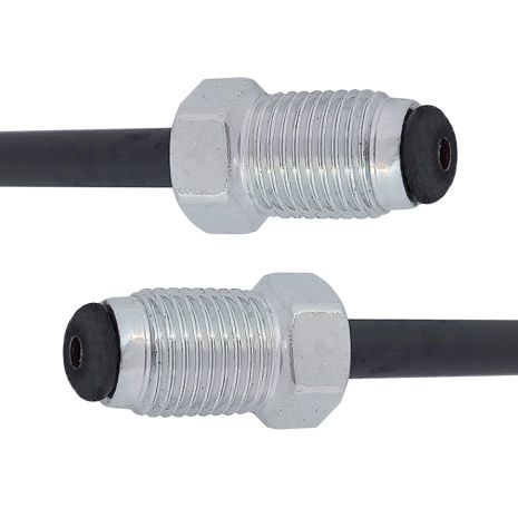 Трубка гальмівна сталева з покр. PVF (L=2550мм; D=4, 75мм) з након. 105/105, ACS (WP404PVF)