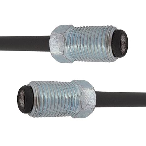 Трубка гальмівна сталева з покр. PVF (L=4300мм; D=4, 75мм) з након. 116/116, ACS (WP827PVF)