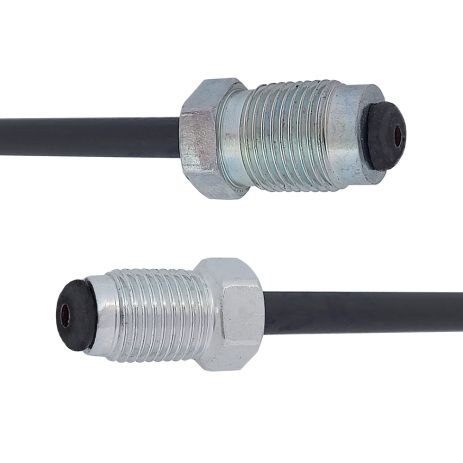 Трубка гальмівна сталева з покр. PVF (L=100мм; D=4, 75мм) з након. 104/105, ACS (WP206PVF) Трубка гальмівна сталева з покр. PVF (L=100мм; D=4, 75мм) з након. 104/105, ACS (WP206PVF)