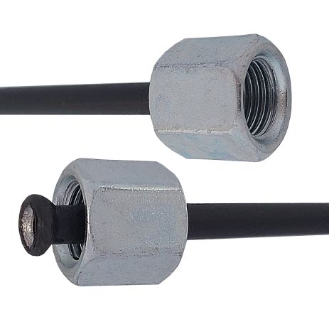 Трубка тормозная стальная с покр. PVF (L=1800мм; D=4, 75мм) с након. 106/106, ACS (WP761PVF)