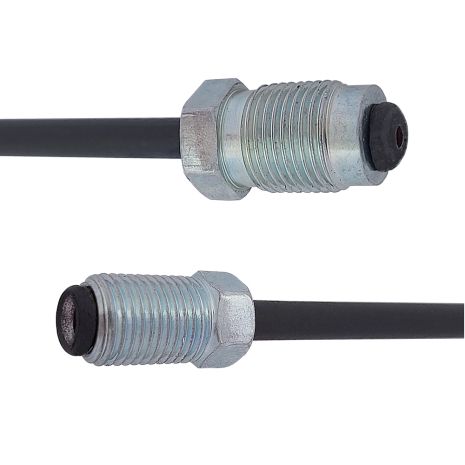 Трубка тормозная стальная с покр. PVF (L=1800мм; D=4, 75мм) с након. 104/116, ACS (WP518PVF)