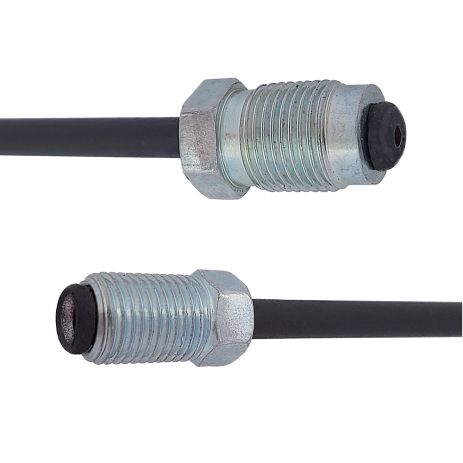 Трубка тормозная стальная с покр. PVF (L=1800мм; D=4, 75мм) с након. 104/116, ACS (WP518PVF)