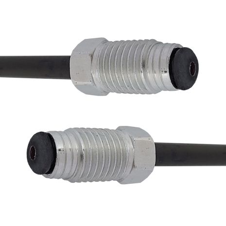 Трубка тормозная стальная с покр. PVF (L=1070мм; D=4, 75мм) с након. 112/112, ACS (WP993PVF)