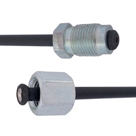 Трубка гальмівна сталева з покр. PVF (L=1400мм; D=4, 75мм) з након. 104/106, ACS (WP103PVF) Трубка гальмівна сталева з покр. PVF (L=1400мм; D=4, 75мм) з након. 104/106, ACS (WP103PVF)