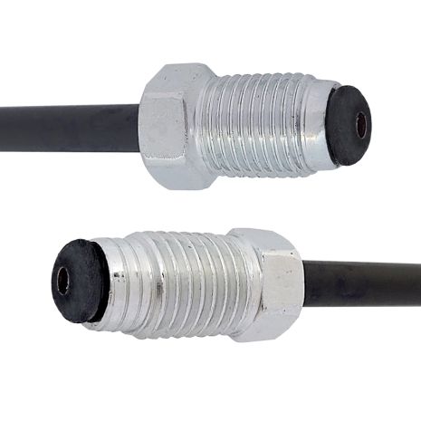 Трубка тормозная стальная с покр. PVF (L=1150мм; D=4, 75мм) с након. 105/112, ACS (WP732PVF)