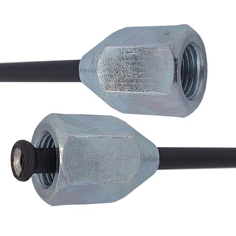 Трубка гальмівна сталева з покр. PVF (L=2100мм; D=4, 75мм) з након. 110х/110х, ACS (WP508PVF)