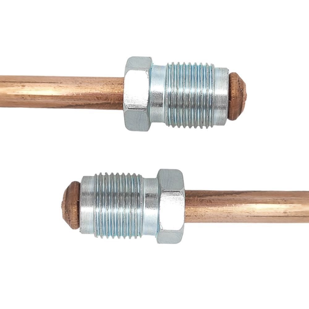 Трубка гальмівна мідна (L=1250мм) з након. 102/102, ACS (WP4119CU) Трубка гальмівна мідна (L=1250мм) з након. 102/102, ACS (WP4119CU)