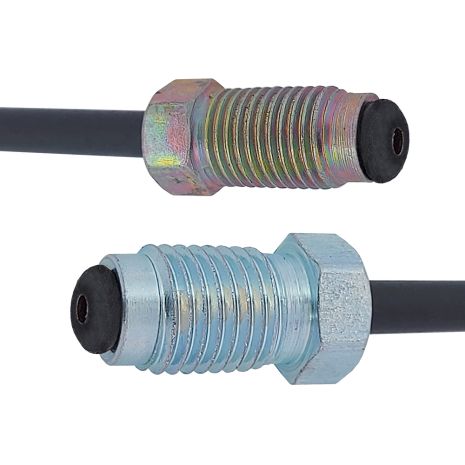 Трубка гальмівна сталева з покр. PVF (L=3100мм; D=4, 75мм) з након. 109/114, ACS (WP071PVF)