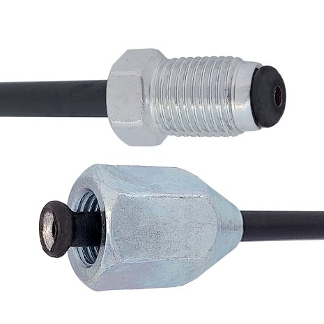 Трубка тормозная стальная с покр. PVF (L=2900мм; D=4, 75мм) с након. 105/110х, ACS (WP519PVF)