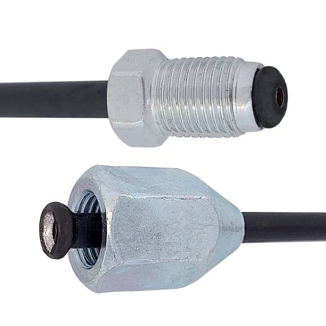 Трубка тормозная стальная с покр. PVF (L=3000мм; D=4, 75мм) с након. 105/110х, ACS (WP525PVF) Трубка тормозная стальная с покр. PVF (L=3000мм; D=4, 75мм) с након. 105/110х, ACS (WP525PVF)