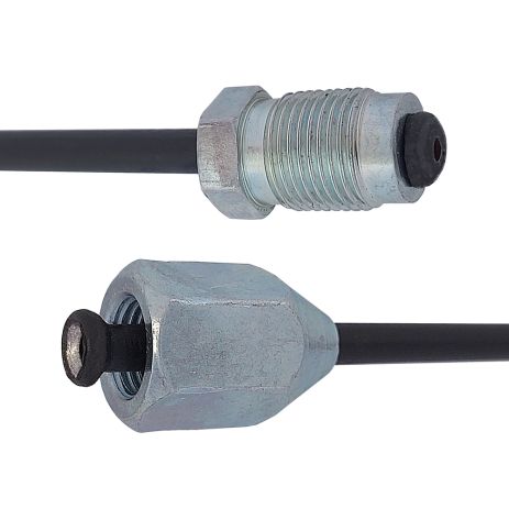 Трубка гальмівна сталева з покр. PVF (L=4000мм; D=4, 75мм) з након. 104/110х, ACS (WP830PVF) Трубка гальмівна сталева з покр. PVF (L=4000мм; D=4, 75мм) з након. 104/110х, ACS (WP830PVF)