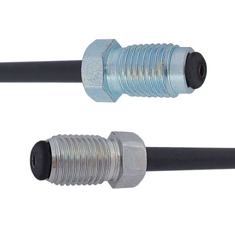 Трубка гальмівна сталева з покр. PVF (L=2300мм; D=4, 75мм) з након. 114/115, ACS (WP281PVF)