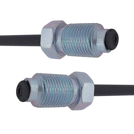 Трубка гальмівна сталева з покр. PVF (L=550мм; D=4, 75мм) з након. 104х/104х, ACS (WP831PVF)