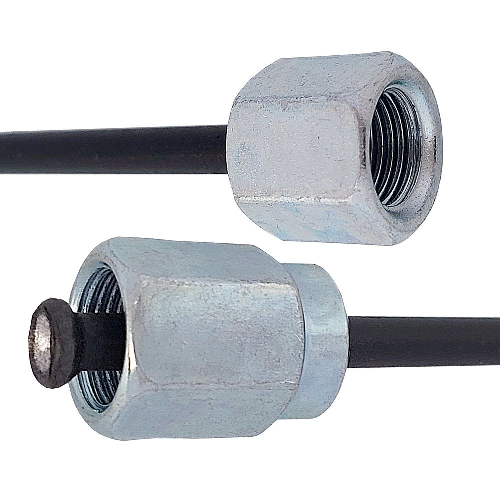 Трубка гальмівна сталева з покр. PVF (L=200мм; D=4, 75мм) з након. 106/107, ACS (WP914PVF) Трубка гальмівна сталева з покр. PVF (L=200мм; D=4, 75мм) з након. 106/107, ACS (WP914PVF)