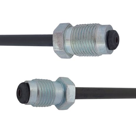 Трубка гальмівна сталева з покр. PVF (L=225мм; D=4, 75мм) з након. 104/105а, ACS (WP1016PVF)