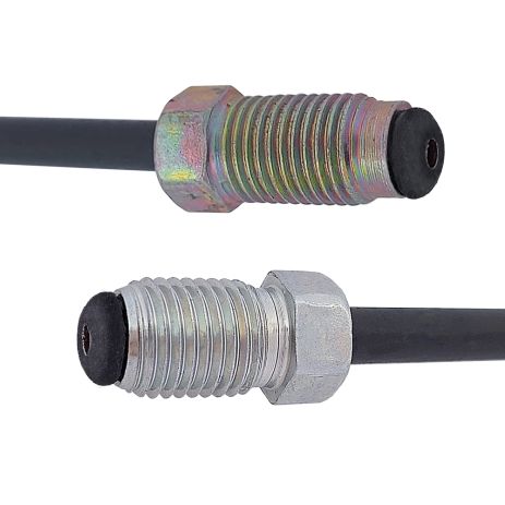 Трубка гальмівна сталева з покр. PVF (L=300мм; D=4, 75мм) з након. 109/115, ACS (WP279PVF)