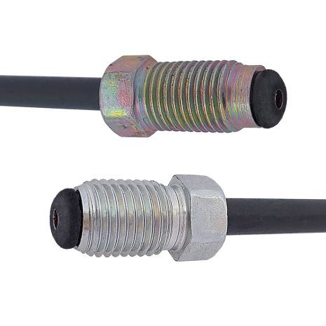 Трубка гальмівна сталева з покр. PVF (L=300мм; D=4, 75мм) з након. 109/115, ACS (WP279PVF)