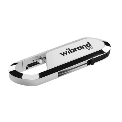 Флеш-накопитель Wibrand USB 2.0 Aligator 32Gb White