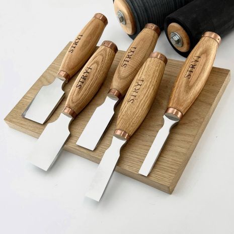 Набор столярных стамесок STRYI Profi 5 шт.