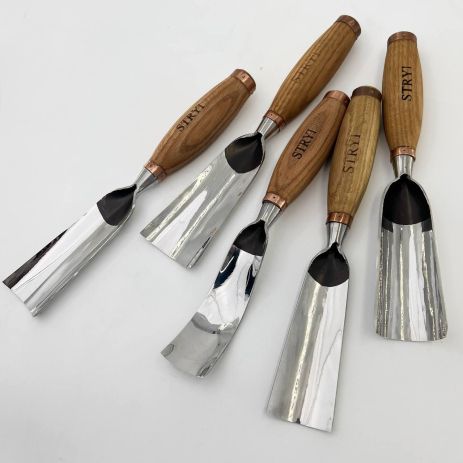Набір стамесок для рельєфного різьблення по дереву STRYI на 6 предметів