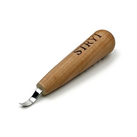 Міні стамеска ложкоріз STRYI Profi для правого різблення по дереву Міні стамеска ложкоріз STRYI Profi для правого різблення по дереву