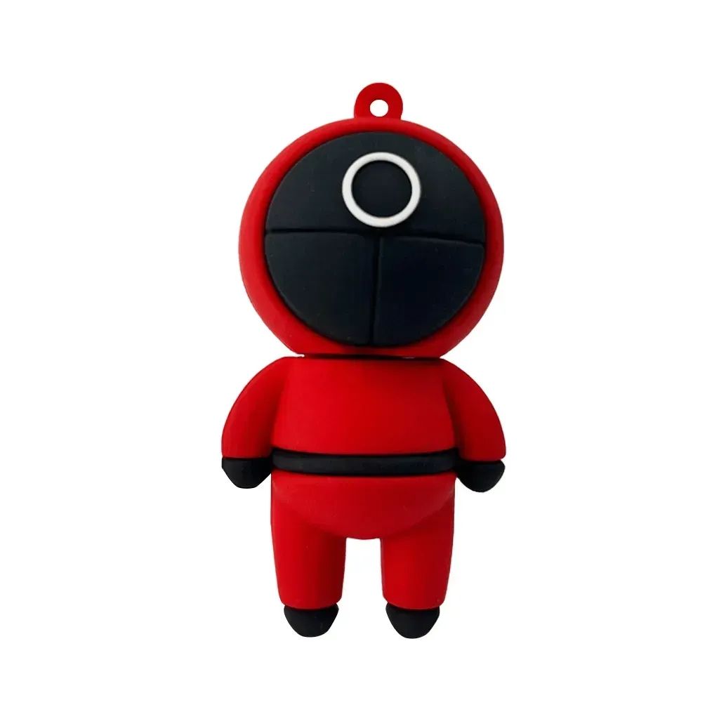 Флеш-накопитель Wibrand USB 2.0 Squid Game 16Gb Red Флеш-накопитель Wibrand USB 2.0 Squid Game 16Gb Red