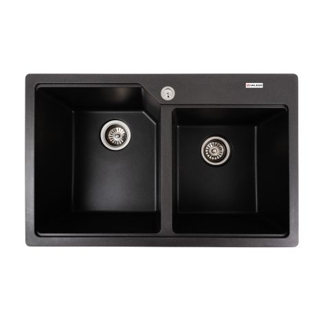 Гранитная мойка для кухни VALESO 7850 HARMONY матовый Морион
