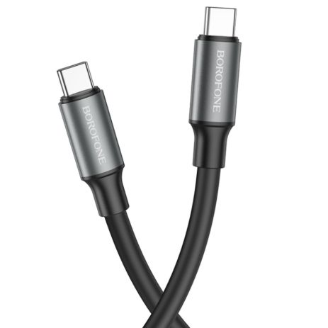Кабель USB Borofone BX82, Type-C to Type-C, PD 60W, 1m, чорний