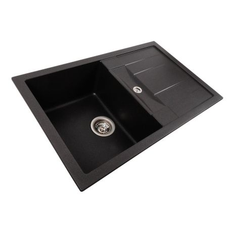 Гранітна мийка для кухні VALESO 7850 TROYA матовий Моріон Гранітна мийка для кухні VALESO 7850 TROYA матовий Моріон