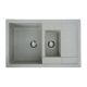 Гранитная мойка для кухни VALESO TOSKANA 7850W матовая Серая Гранитная мойка для кухни VALESO TOSKANA 7850W матовая Серая